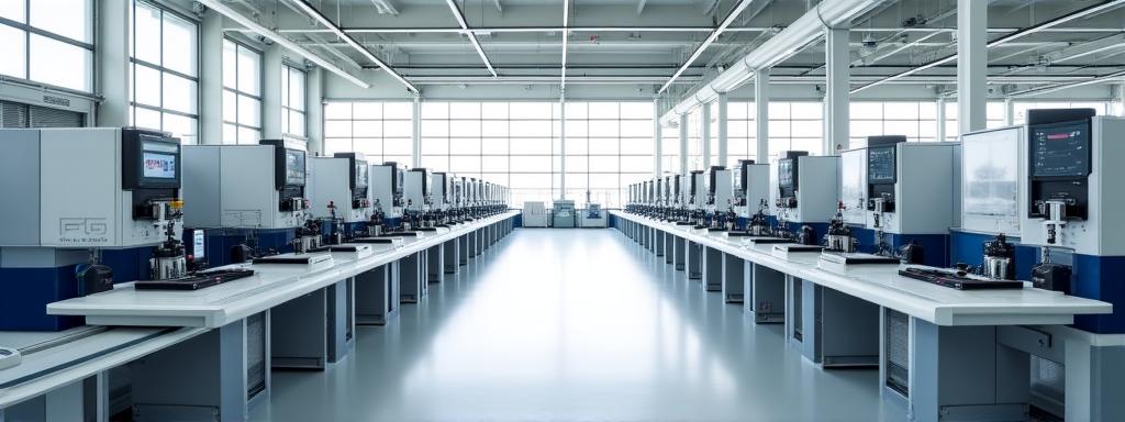 最適化された生産ラインとロボットの統合