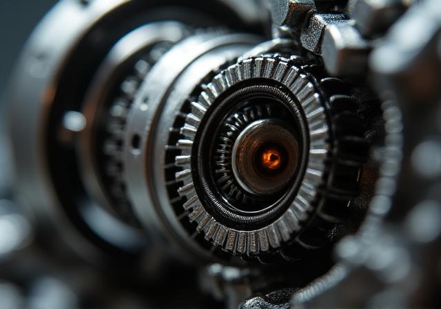 匠の技とAIの融合を示す高精度部品